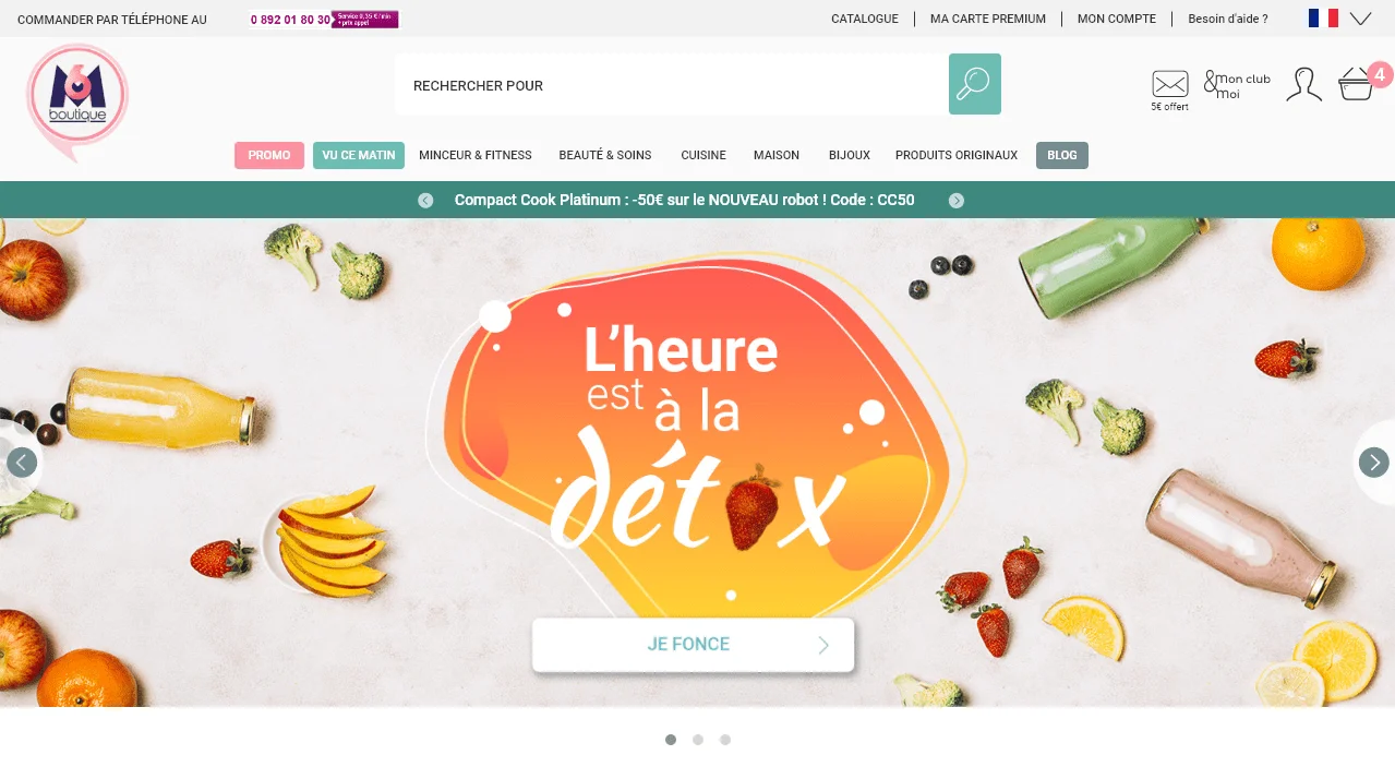 Bannière sur le thème de la détox