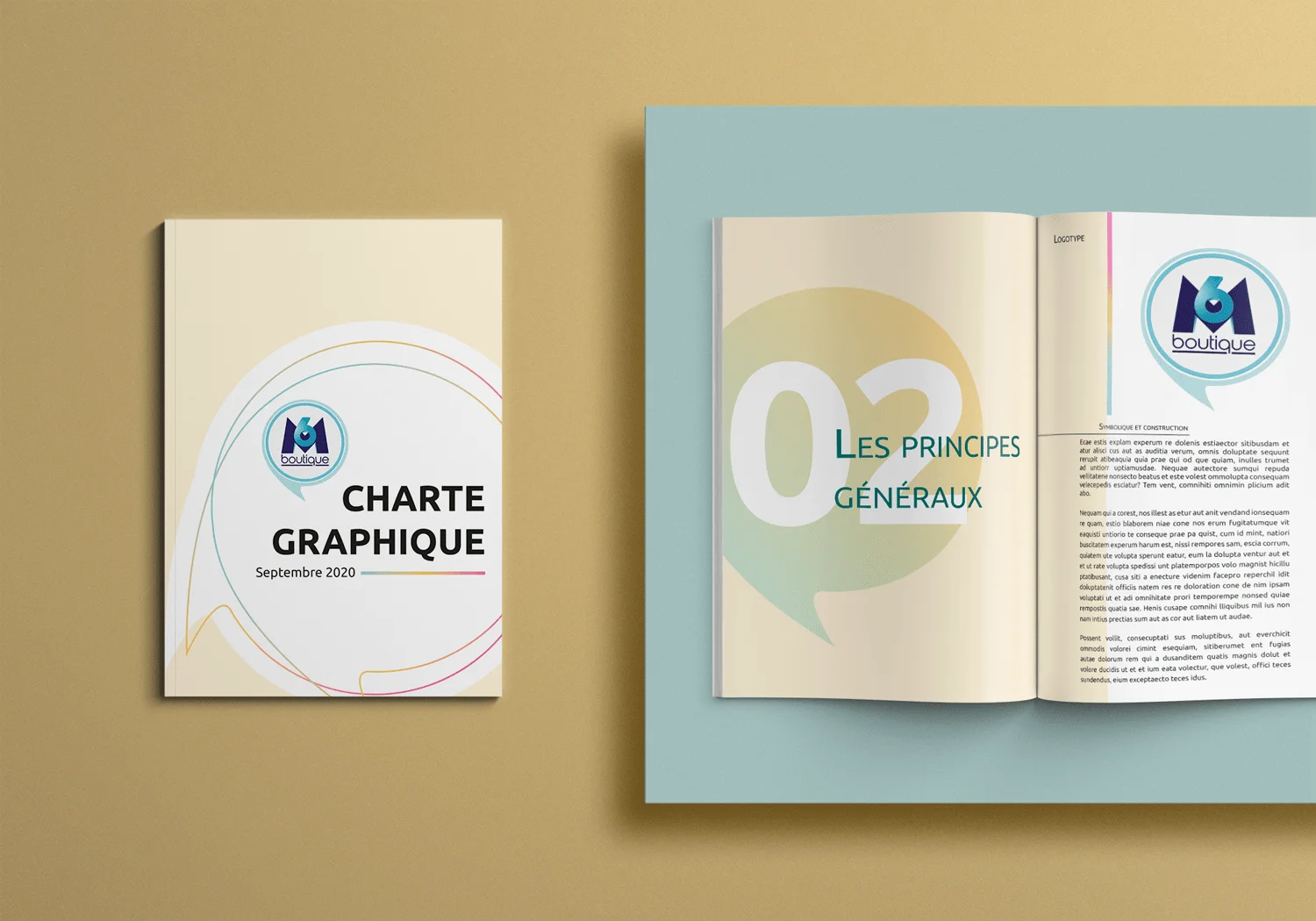 Charte graphique M6 Boutique