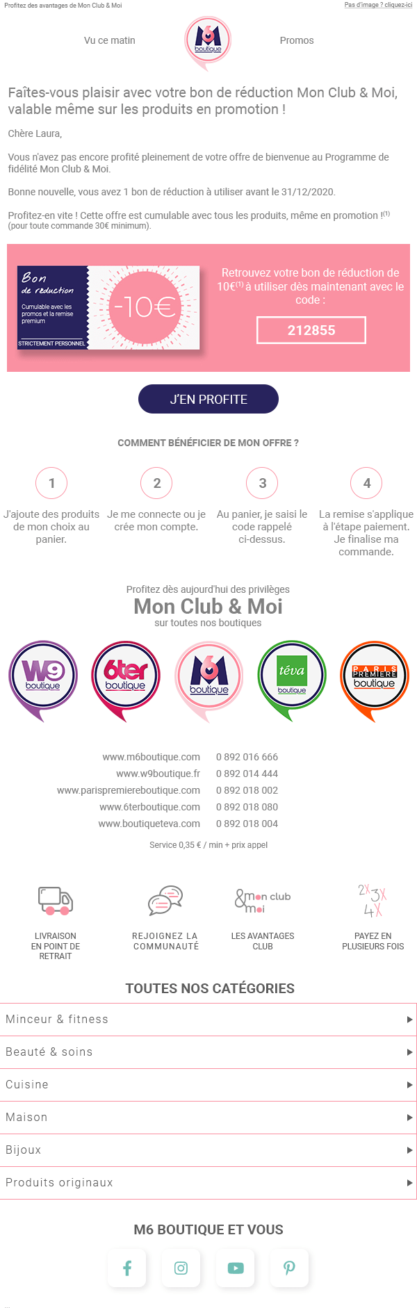 Emailing de relance pour le club