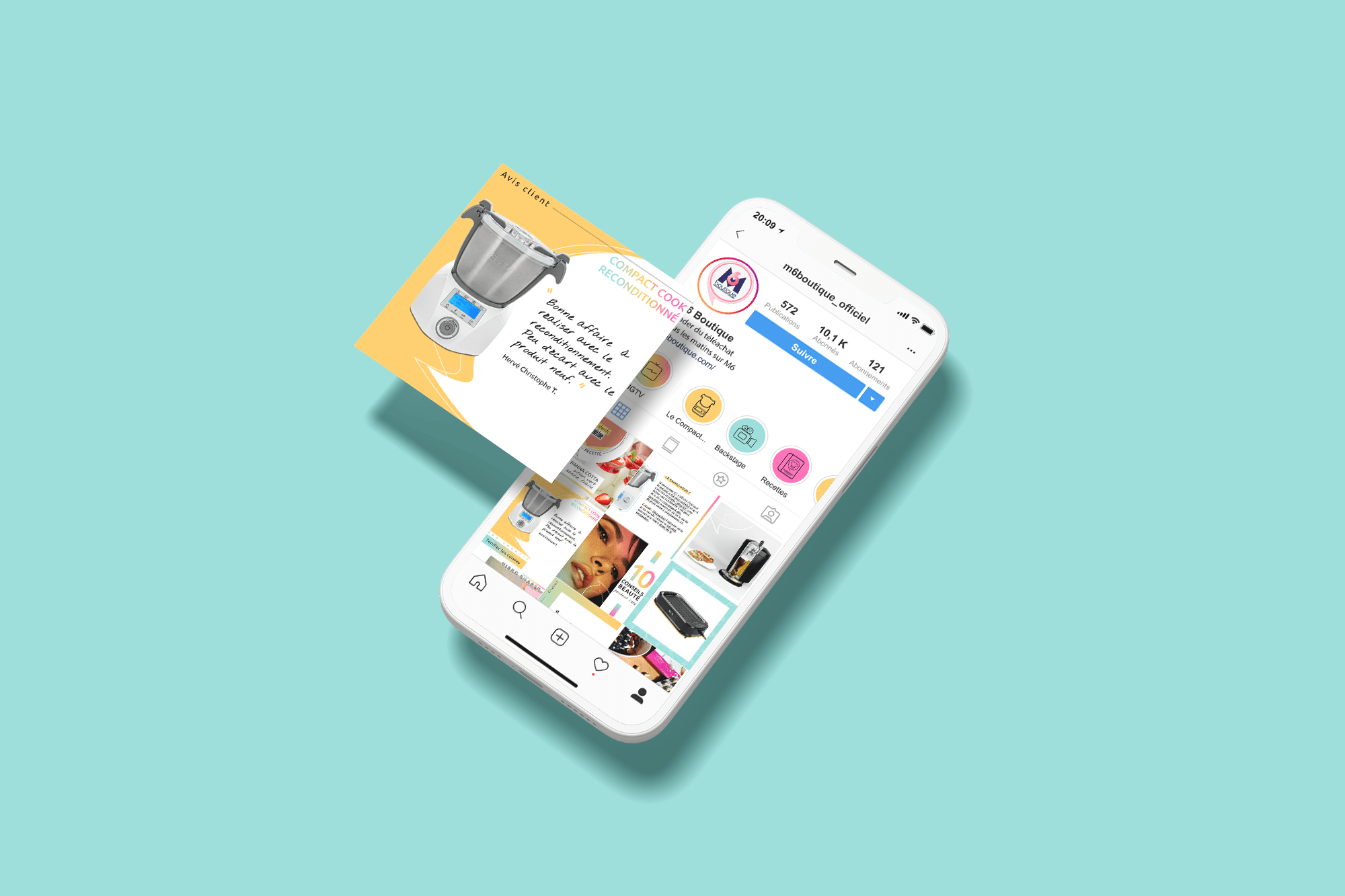 Le feed Instagram de M6 Boutique