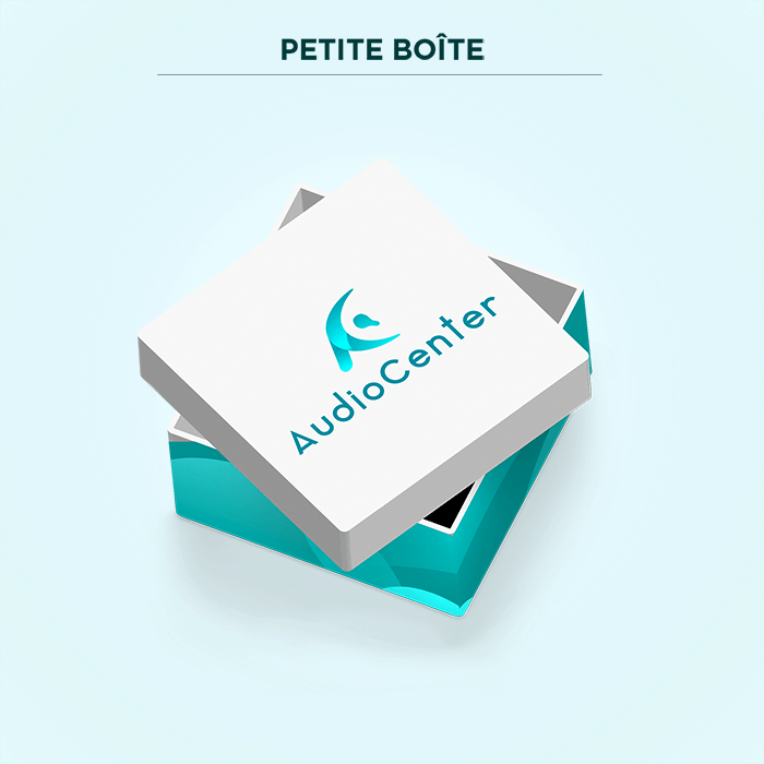 Packaging de boite Audiocenter