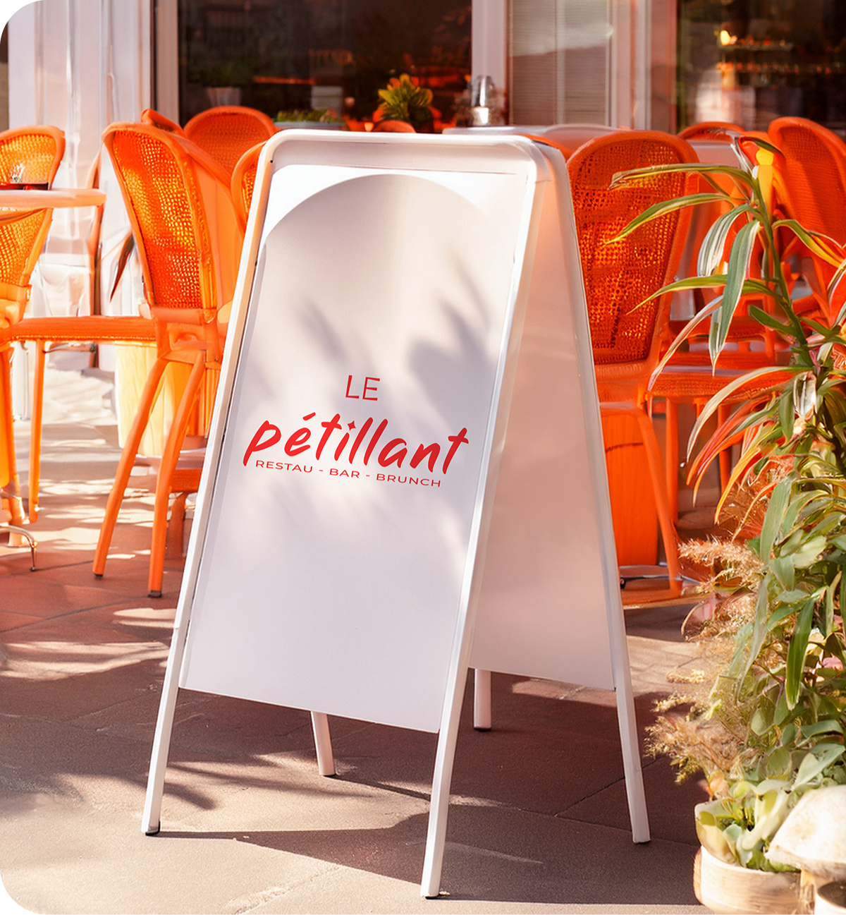 Enseigne du restaurant